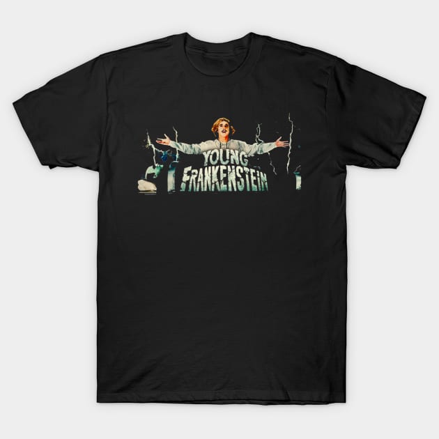 young Frankenstein  (horror comedy) T-Shirt by framehead